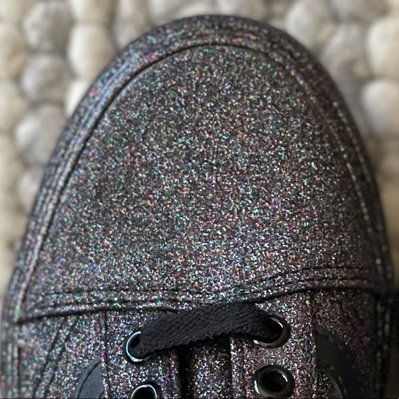 NEW Vans Rainbow Glitter Old Skool Black NWT FREE SHIPPING - Picture 5 of 9
